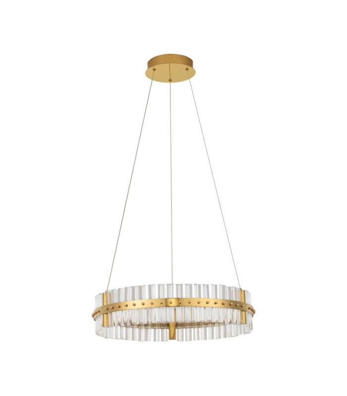 Kezo Pendant Ceiling Light Platinum Gold Triac Dimmable LED 45W 2700lm 3500K-1