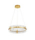 Kezo Pendant Ceiling Light Platinum Gold Triac Dimmable LED 45W 2700lm 3500K-3