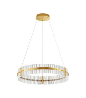 Kezo Pendant Ceiling Light Platinum Gold Triac Dimmable LED 56W 3360lm 3500K-1