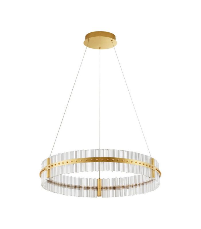 Kezo Pendant Ceiling Light Platinum Gold Triac Dimmable LED 56W 3360lm 3500K-1