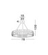 Kezo Pendant Ceiling Light Platinum Gold Triac Dimmable LED 56W 3360lm 3500K-6