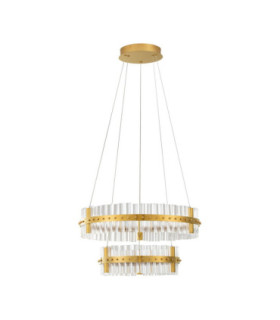 Kezo Pendant Ceiling Light Platinum Gold Triac Dimmable LED 67W 4020lm 3500K-1