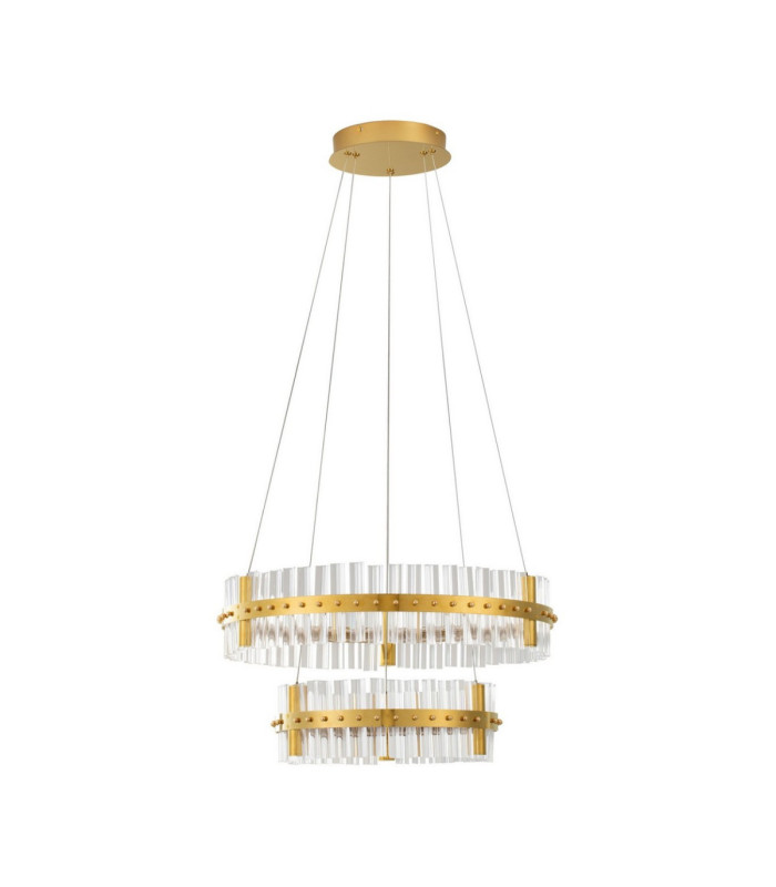 Kezo Pendant Ceiling Light Platinum Gold Triac Dimmable LED 67W 4020lm 3500K-1