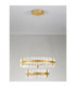 Kezo Pendant Ceiling Light Platinum Gold Triac Dimmable LED 67W 4020lm 3500K-3