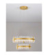 Kezo Pendant Ceiling Light Platinum Gold Triac Dimmable LED 67W 4020lm 3500K-4