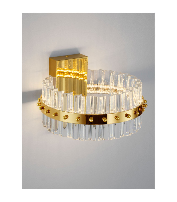 Κεζο Wall Lamp Platinum Gold LED 19W 1140lm 3500K-6