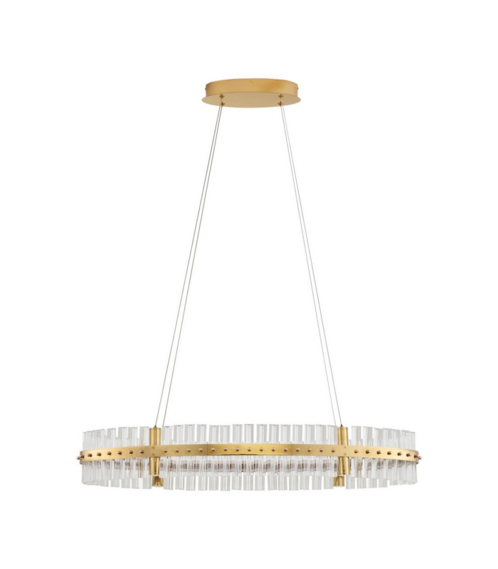 Κεζο Pendant Ceiling Light Platinum Gold Triac Dimmable LED 45W 2700lm 3500K-1