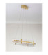 Κεζο Pendant Ceiling Light Platinum Gold Triac Dimmable LED 45W 2700lm 3500K-5