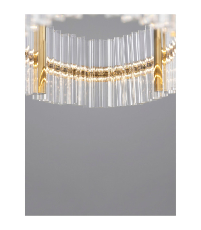 Κεζο Pendant Ceiling Light Platinum Gold Triac Dimmable LED 45W 2700lm 3500K-7