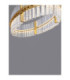 Κεζο Pendant Ceiling Light Platinum Gold Triac Dimmable LED 45W 2700lm 3500K-8