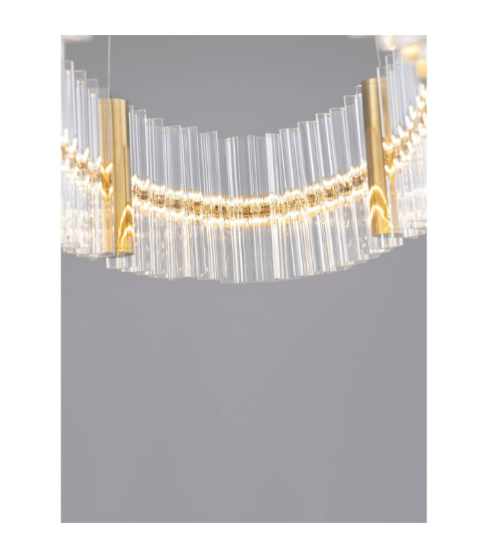 Κεζο Pendant Ceiling Light Platinum Gold Triac Dimmable LED 45W 2700lm 3500K-9