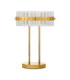 Κεζο Glass Table Lamp Platinum Gold LED 23W 1380lm 3500K-1