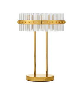 Κεζο Glass Table Lamp Platinum Gold LED 23W 1380lm 3500K-1