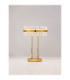 Κεζο Glass Table Lamp Platinum Gold LED 23W 1380lm 3500K-4