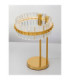 Κεζο Glass Table Lamp Platinum Gold LED 23W 1380lm 3500K-5