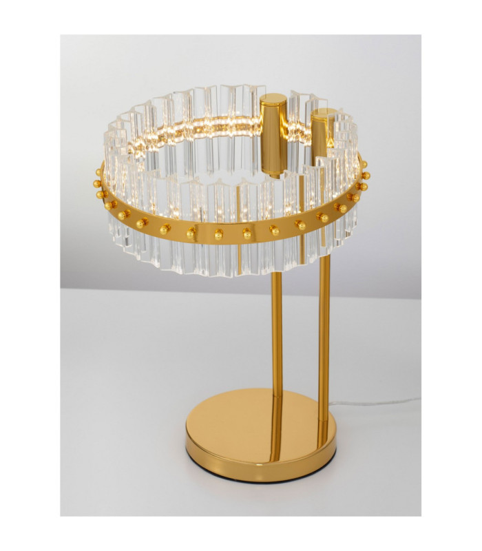 Κεζο Glass Table Lamp Platinum Gold LED 23W 1380lm 3500K-5