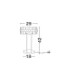 Κεζο Glass Table Lamp Platinum Gold LED 23W 1380lm 3500K-6