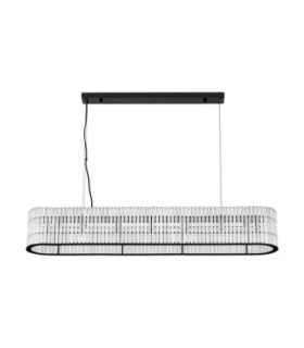 Barok Bar Pendant Ceiling Light Matt Black LED G9 7x5W-1