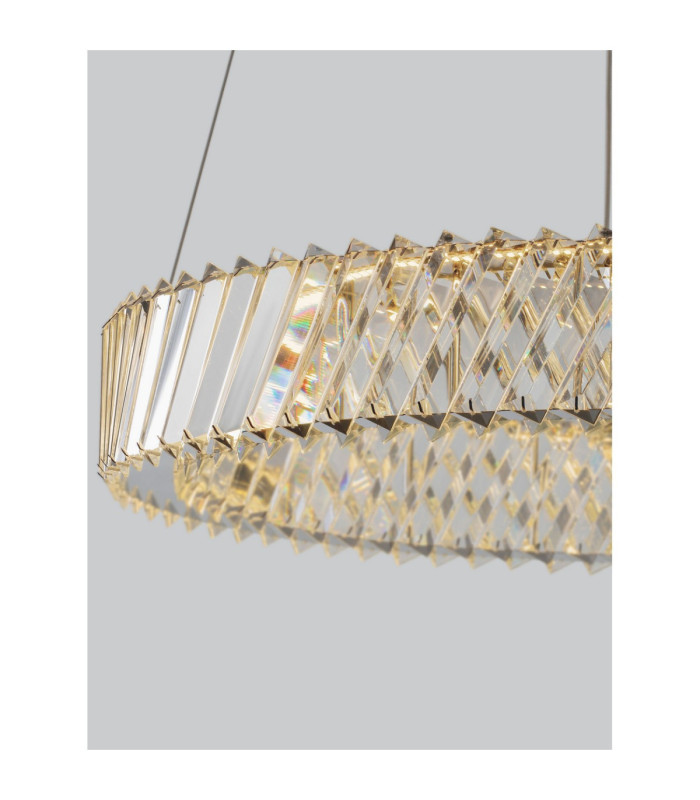 Arietta Pendant Ceiling Light Nickel Triac Dimmable LED 46W 3220lm 3000K-5