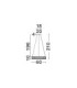 Arietta Pendant Ceiling Light Nickel Triac Dimmable LED 46W 3220lm 3000K-6