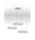 Arietta Pendant Ceiling Light Nickel Triac Dimmable LED 129W 9030lm 3000K-3