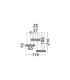 Arietta Pendant Ceiling Light Nickel Triac Dimmable LED 129W 9030lm 3000K-6