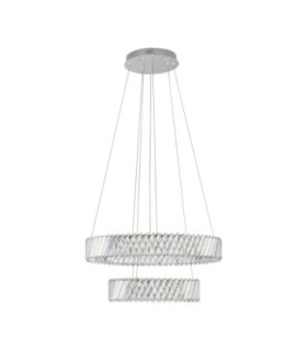 Arietta Pendant Ceiling Light Nickel Triac Dimmable LED 80W 5600lm 3000K-1