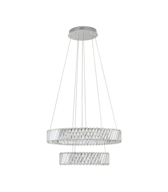 Arietta Pendant Ceiling Light Nickel Triac Dimmable LED 80W 5600lm 3000K-1