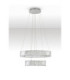Arietta Pendant Ceiling Light Nickel Triac Dimmable LED 80W 5600lm 3000K-3