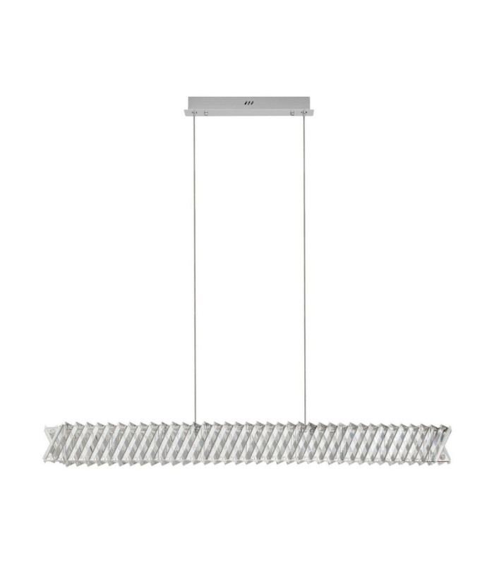 Arietta Bar Pendant Ceiling Light Nickel Triac Dimmable LED 28W 1960lm 3000K-1