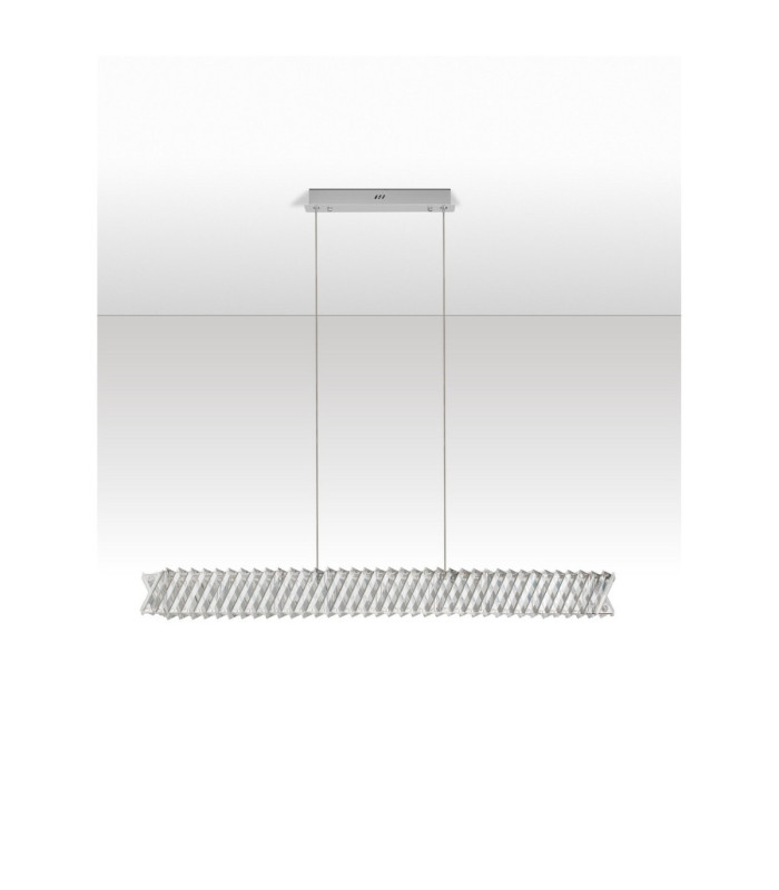 Arietta Bar Pendant Ceiling Light Nickel Triac Dimmable LED 28W 1960lm 3000K-3
