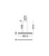 Arietta Bar Pendant Ceiling Light Nickel Triac Dimmable LED 28W 1960lm 3000K-6