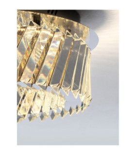Arietta Ceiling Light Nickel Triac Dimmable LED 34W 2380lm 3000K-2