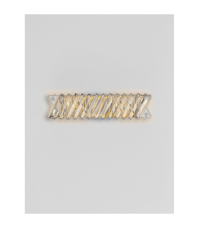 Arietta Wall Lamp Nickel Triac Dimmable LED 9W 630lm 3000K-4