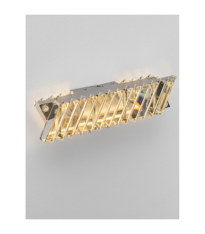 Arietta Wall Lamp Nickel Triac Dimmable LED 9W 630lm 3000K-5