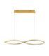 Aurelia Bar Pendant Ceiling Light Platinum Gold Triac Dimmable LED 95W 4750lm 3500K-1