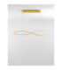 Aurelia Bar Pendant Ceiling Light Platinum Gold Triac Dimmable LED 95W 4750lm 3500K-4