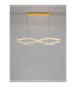 Aurelia Bar Pendant Ceiling Light Platinum Gold Triac Dimmable LED 95W 4750lm 3500K-5