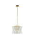Estrella Pendant Ceiling Light Satin Brass E14 8x5W-1