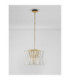 Estrella Pendant Ceiling Light Satin Brass E14 8x5W-3