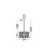 Estrella Pendant Ceiling Light Satin Brass E14 12x5W-7