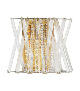 Estrella Wall Lamp Satin Brass E14 2x5W-1