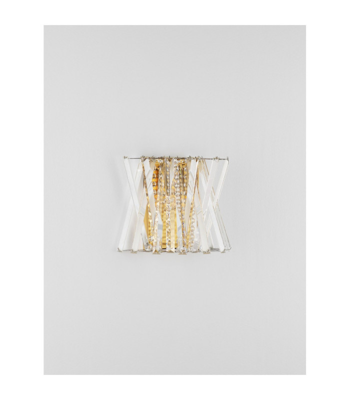 Estrella Wall Lamp Satin Brass E14 2x5W-3