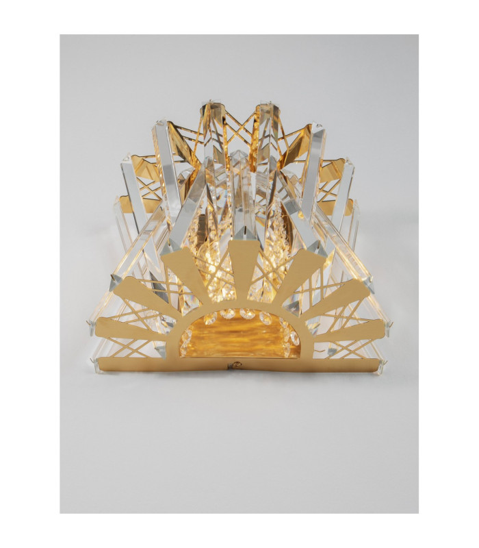 Estrella Wall Lamp Satin Brass E14 2x5W-6