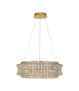 Celysia Pendant Ceiling Light Platinum Gold Triac Dimmable LED 56W 4592lm 3500K-1