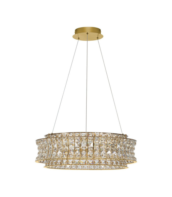 Celysia Pendant Ceiling Light Platinum Gold Triac Dimmable LED 56W 4592lm 3500K-1