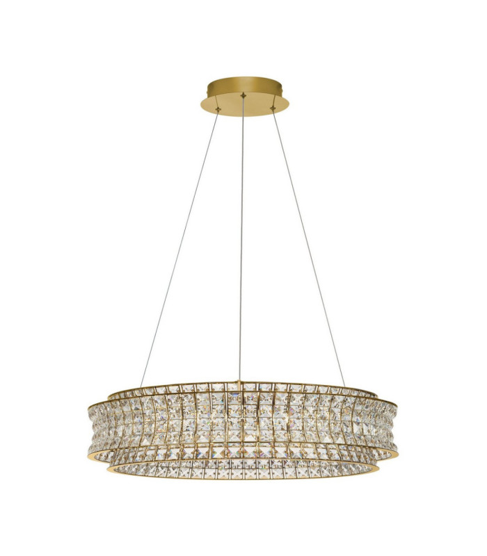 Celysia Pendant Ceiling Light Platinum Gold Triac Dimmable LED 74W 5920lm 3500K-1