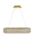 Celysia Bar Pendant Ceiling Light Platinum Gold Triac Dimmable LED 74W 5714lm 3500K-1