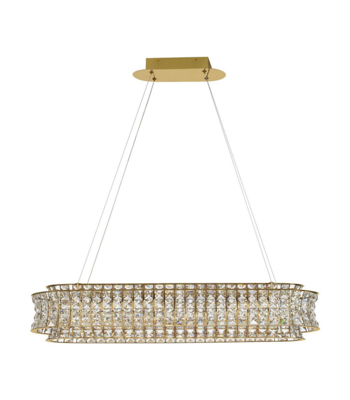 Celysia Bar Pendant Ceiling Light Platinum Gold Triac Dimmable LED 74W 5714lm 3500K-1