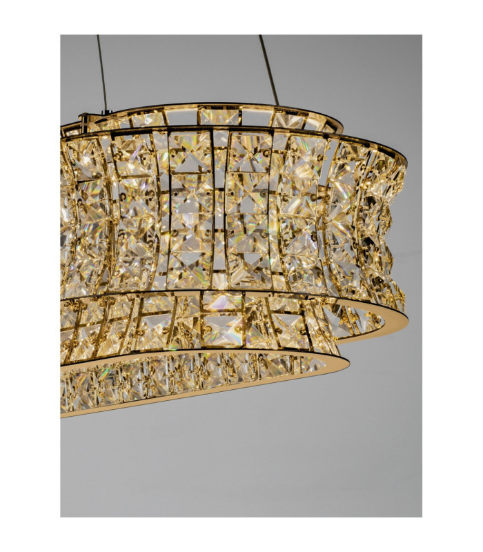 Celysia Bar Pendant Ceiling Light Platinum Gold Triac Dimmable LED 74W 5714lm 3500K-2